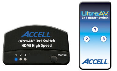UltraAV 3 x 1 HDMI 1.3 Audio/Video Switch