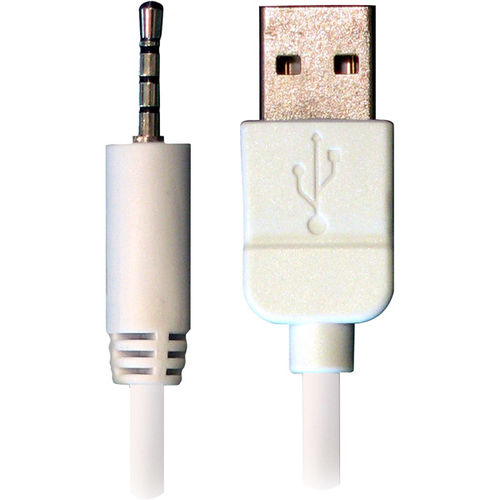 5' 3.5mm To USB Charge/Sync Cable for iPod Shuffle