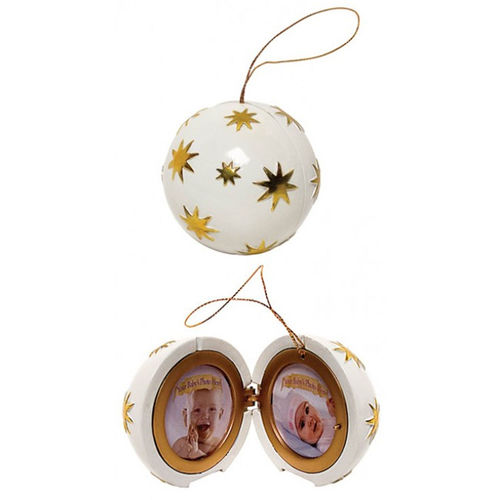 Crosley BK336 Musical Photo Frame Ornament - Ivory