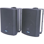 Black 5.25"" 75-Watt 2-Way Outdoor Patio Speakers