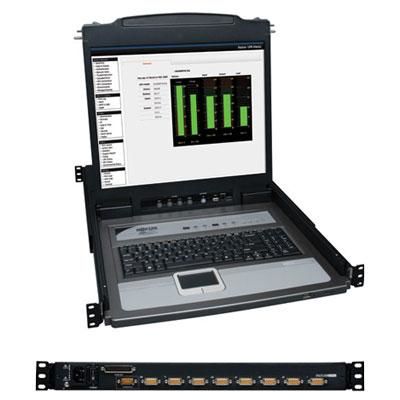 8 Port KVM Switch 19"" LCD