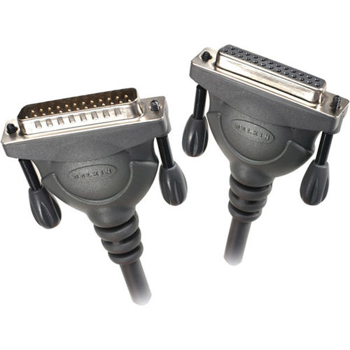 10' RS232 DB25 M/F Straight Through Cable - Male To Female