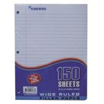 Loose Leaf Filler Paper - 150 Sheets - Wide Ruled Case Pack 24