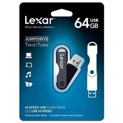64GB Lexar Jump Dr Twist Turn