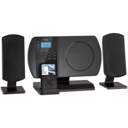 RCA RS27116I Vertical-Loading CD System with iPod(R) Dock
