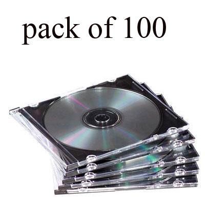 Slim Jewel Cases 100 PK