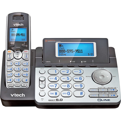 DECT 6.0 Cordless 2-Line Phone with Caller ID