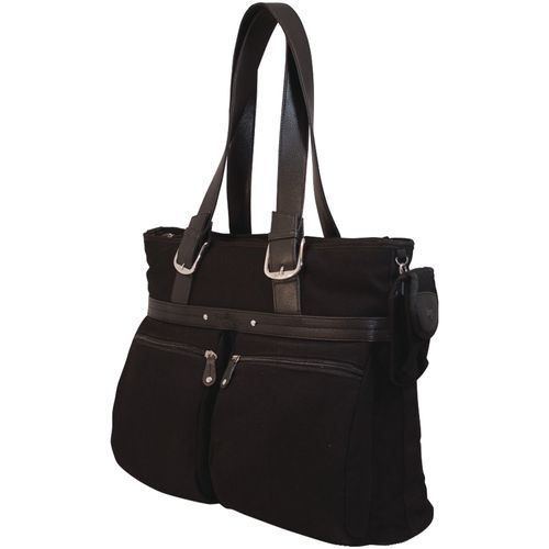 MOBILE EDGE MECTE11 16"" PC/17"" MacBook(R) ECO Casual Tote (Black)