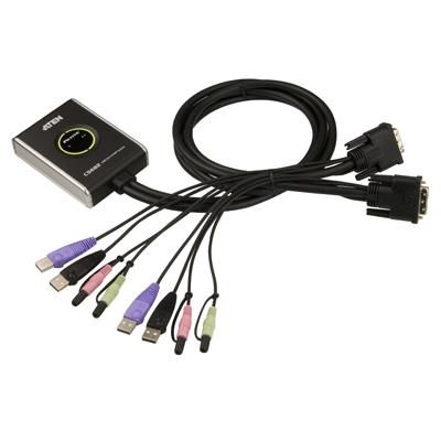 2 Port DVI-D cable KVM