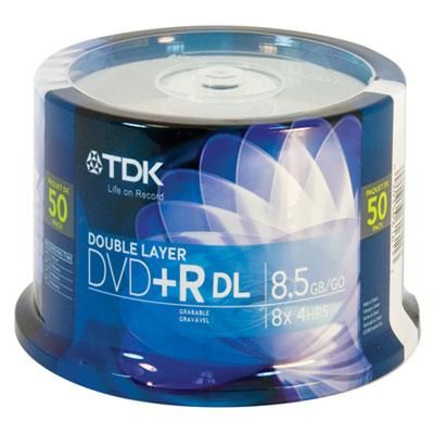 DVD R Double Layer 8.5GB 50pk