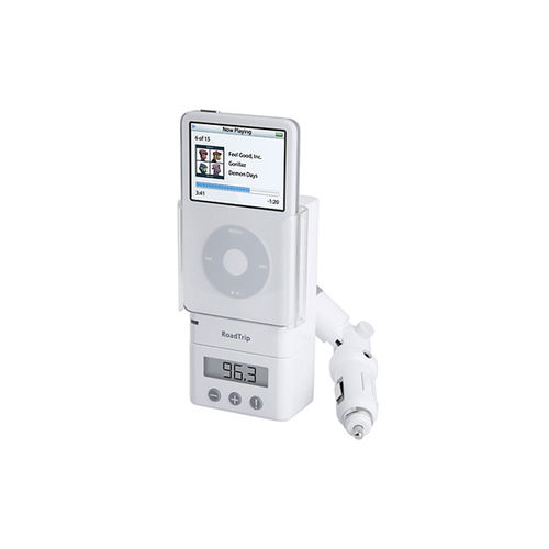 Griffin Technology 6051-ROAD RoadTrip FM Transmitter &amp; Auto Charger and Cradle for iPod