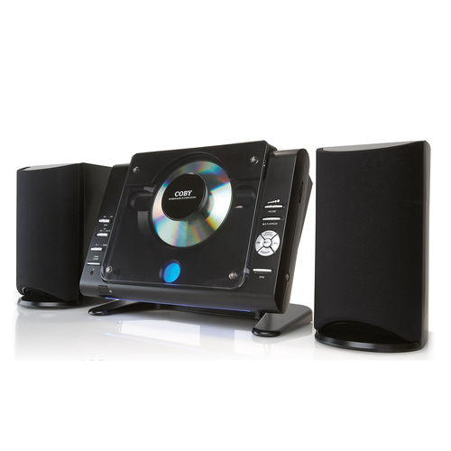 Coby Cxcd377-bk Stereo Desktop Mini Audio System (Black)