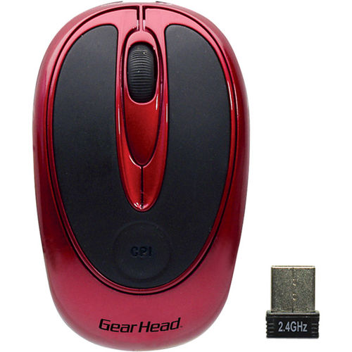 Red 2.4GHz Wireless Optical Nano Mouse