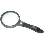 CARSON SG-10 SureGrip(TM) 2.5x Soft-Grip Magnifier with 10x Spot Lens