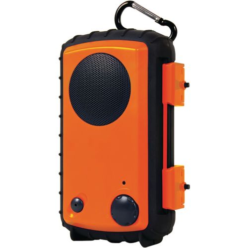 ECOXGEAR GDI-AQCSE100 EcoExtreme iPhone(R)/iPod(R) Rugged Waterproof Case with Built-In Speaker (Orange)