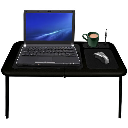 Northwest&#8482; Portable Work Station Table w/ Fan - All Black