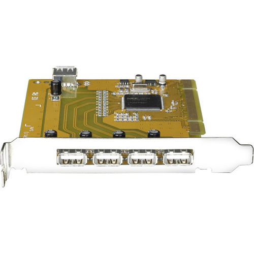 5-Port Hi-Speed USB 2.0 PCI Card - 4-Port (+1 Internal)