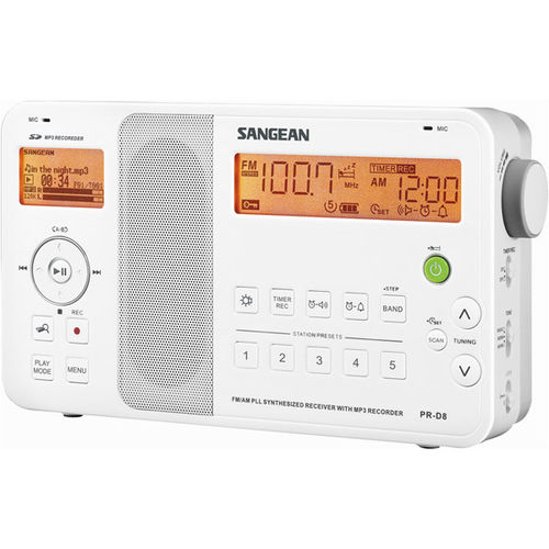 Portable Digital AM/FM Stereo with MP3 Player/Recorder