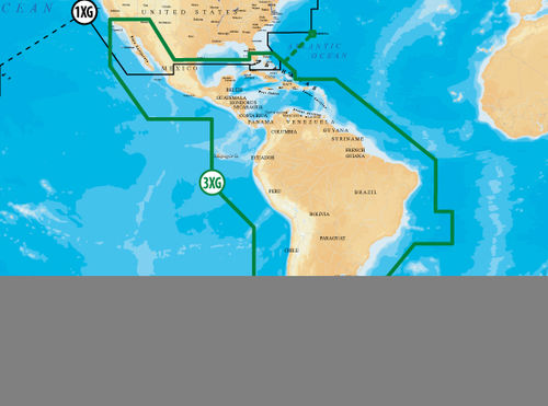 NAVIONICS MSD/3XG GOLD PLUS - CENTRAL AND SOUTH AMERICA