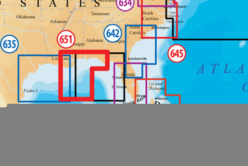 NAVIONICS MSD651 PLATINUM PLUS - CENTRAL GULF OF MEXICO