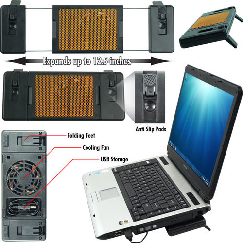 Northwest&#8482; Mini Laptop Cooler with Fan and USB Connection