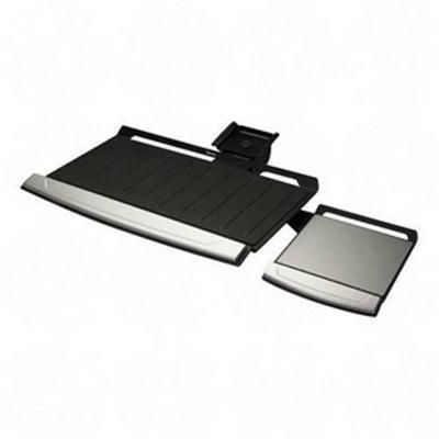 Keyboard Tray Black Silver