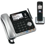ATT TL86109 DECT 6.0 2-Line Corded/Cordless Phone System with Bluetooth(R) (Corded base system & single handset )
