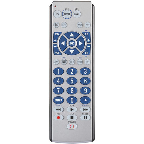 3-Device Big Button Universal Remote