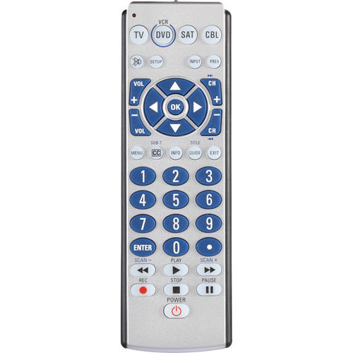 4-Device Big Button Universal Remote