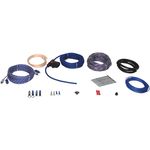 POWER ACOUSTIK AKIT-8 Amp Wiring Kit (8 Gauge, 40A Maxi Fuse & Holder; 25ft 16-Gauge Matte Blue & Matte Clear Twisted Pair Speaker Wire)