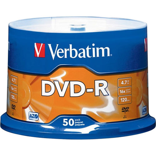 16x Write Once DVD-R - 50/pack spindle