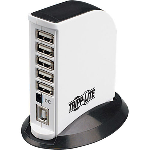 7PORT USB 2.0 HUB HIGH SPEEDDESKTOP W/AC ADAPTER &