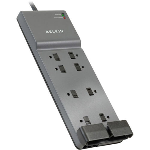 8-Outlet Surge Protector with Phone/Modem Protection