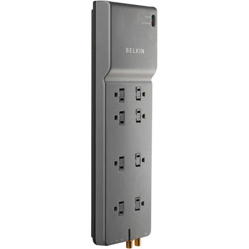 8-Outlet Surge Protector with Phone/Modem and Coax Protection