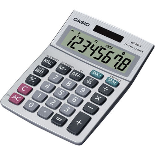 Desktop Calculator with 8-Digit Display