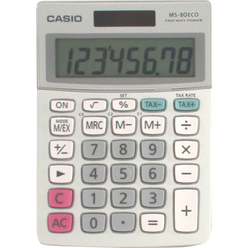 ECO Desktop Calculator with 8-Digit Display