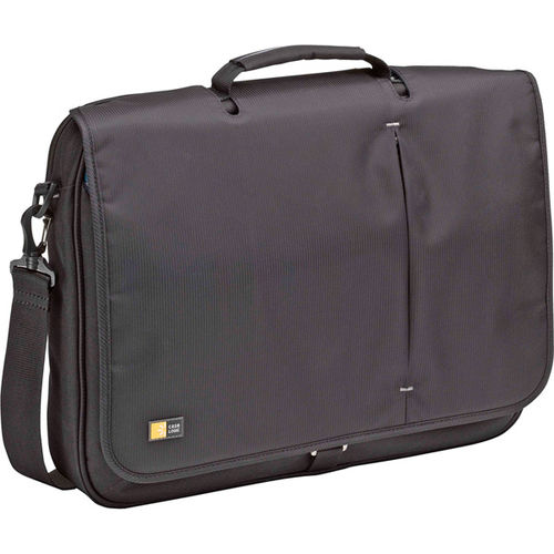 17"" Black Notebook Messenger Bag