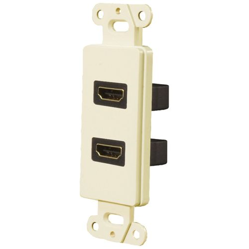 PRO-WIRE IWM-HDMI 2 a Dual HDMI(R) 1.4 Ready Wall Plate (Almond)