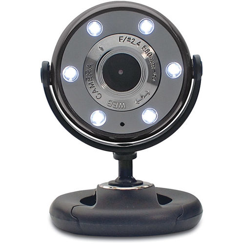 Piano Black/Black 1.3MP WebCam With Night Vision