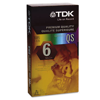 High Grade Standard VHS Videotape Cassette, 120 Minutes