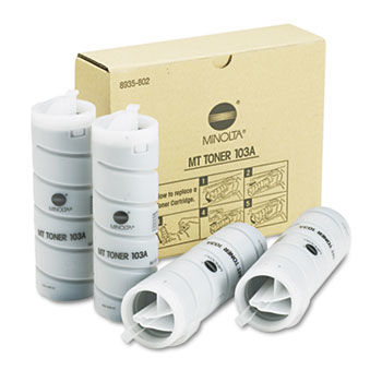 8935802 Toner Bottle, 6000 Page Yield, 4/Carton, Black