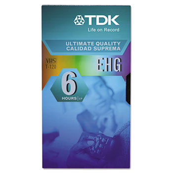 High Grade VHS Videotape Cassette, 6 Hours