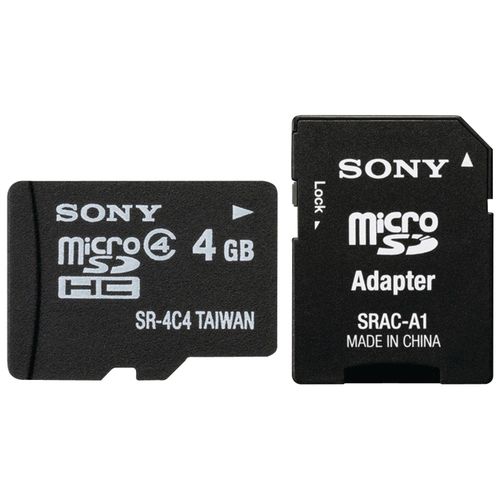 SONY SR4A4 Micro Secure Digital High-Capacity(TM)Card (4 GB)