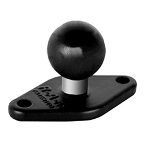 RAM MOUNT BASE W/ BALL 2-7/16"" X 1-5/16""