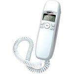 UNIDEN 1260 Slimline Caller ID Corded Phone (White)