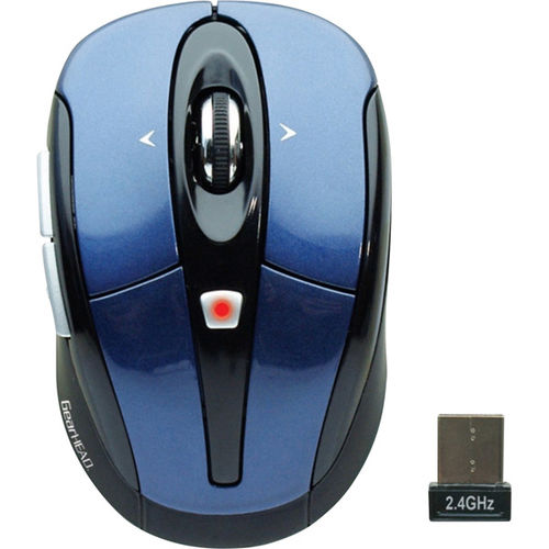 Blue 2.4GHz Wireless Optical Tilt-Wheel Mouse