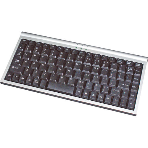 Silver 89-Key Mini USB Windows Keyboard