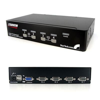 4 Port 1U USB KVM Switch