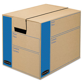 SmoothMove Moving/Storage Box, Extra Strength, Small, 12w x 12d x 16h, Kraft