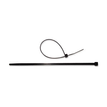 Nylon Cable Ties, 8 x 3/16, 50 lb, 1000/Pack, Black